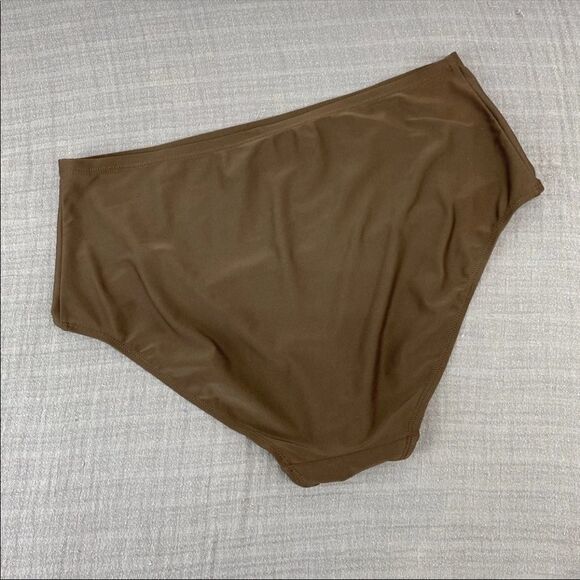 Merona Brown swim Bottom size 16-18 - Picture 2 of 4